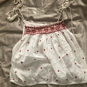 free people size medium tie sleeve tank